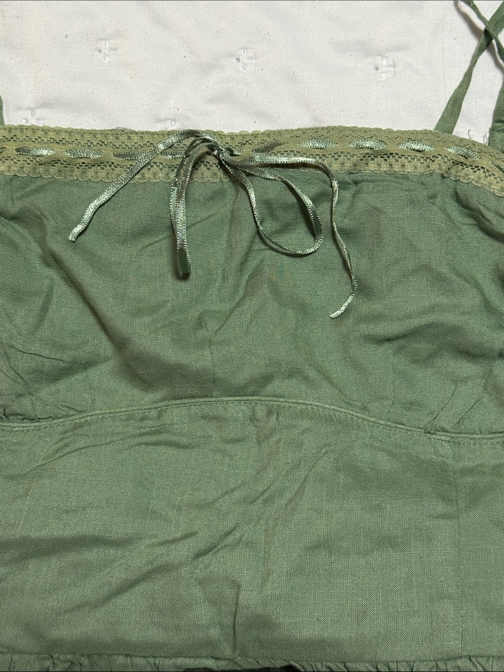 Aeropostale Green Spaghetti Strap Mini Dress - Picture 4 of 4